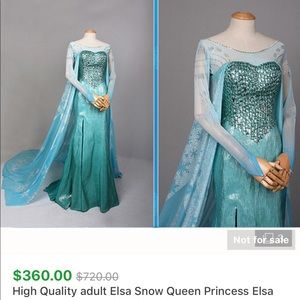 Elsa Cosplay Costume